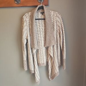 Cozy Cream Open-Front Sweater